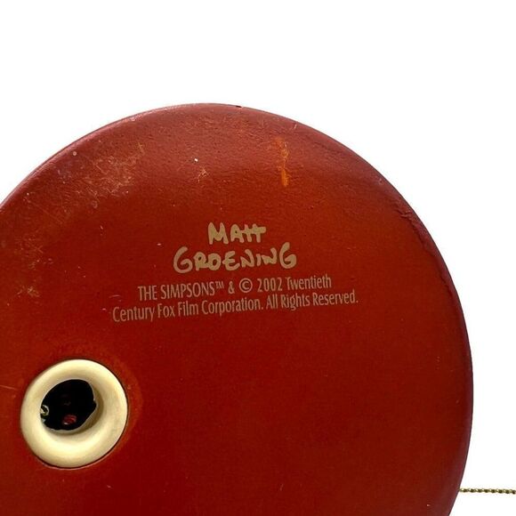 The Simpsons Sno-Mer Simpson Bradford 2002 Illuminated Christmas Ornament - Picture 3 of 5